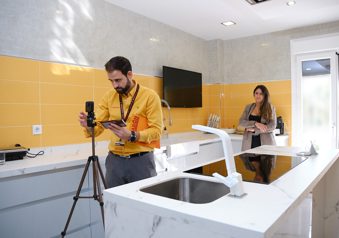 Cámara 360º para visitas virtuales